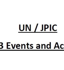 JPIC OFFICE AND IBVM UN OFFICE 2023 CALENDAR OF JOIN ACTIVITIES